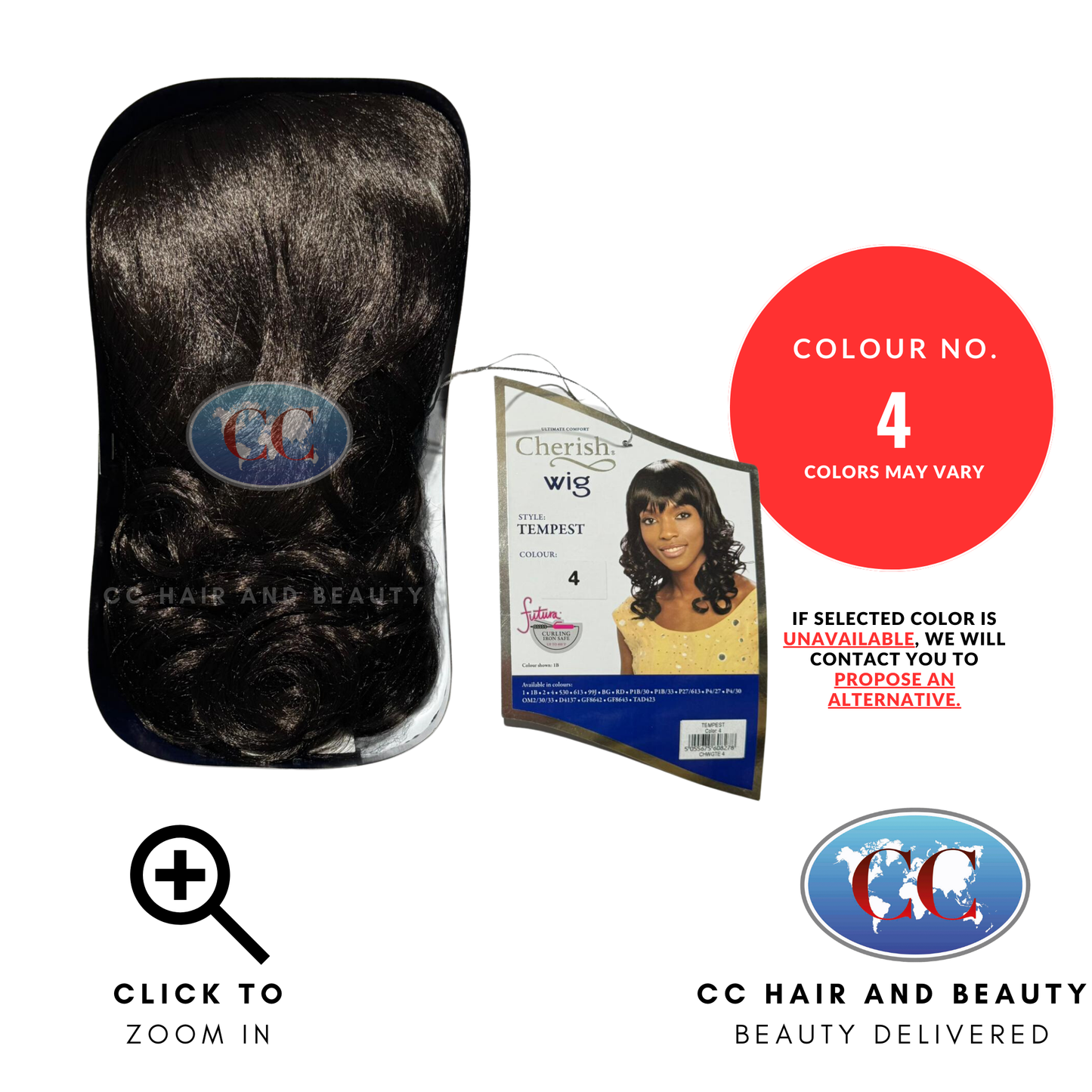 Cherish Synthetic Hair Wig - Tempest-Colour 4