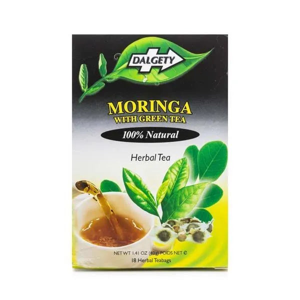 Dalgety Moringa with Green Tea 18 Tea Bags 40g
