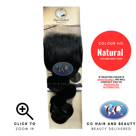 Dressmaker Prestige 13*4 Lace Frontal Free Part Closure - Body Wave Natural Color- size 16''