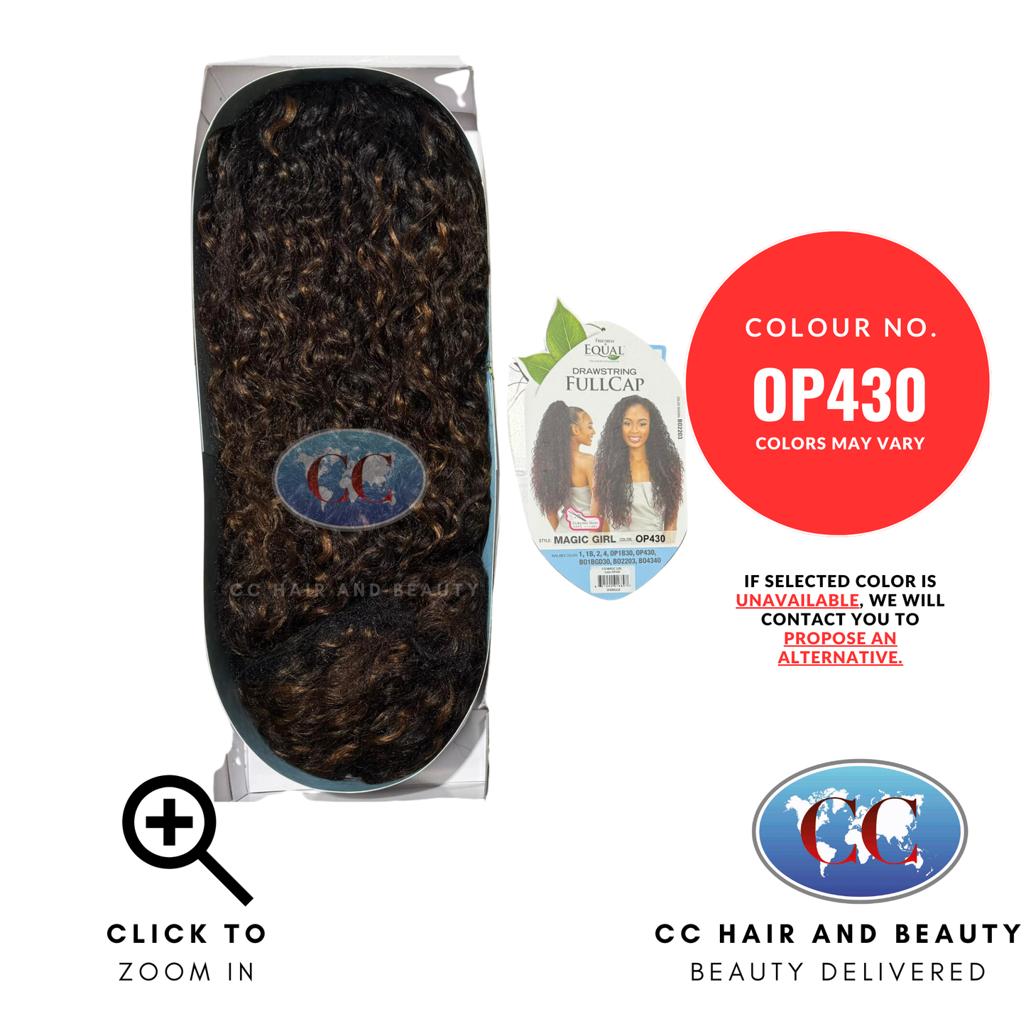 Freetress Equal Synthetic Drawstring Fullcap Wig - Magic Girl-OP430