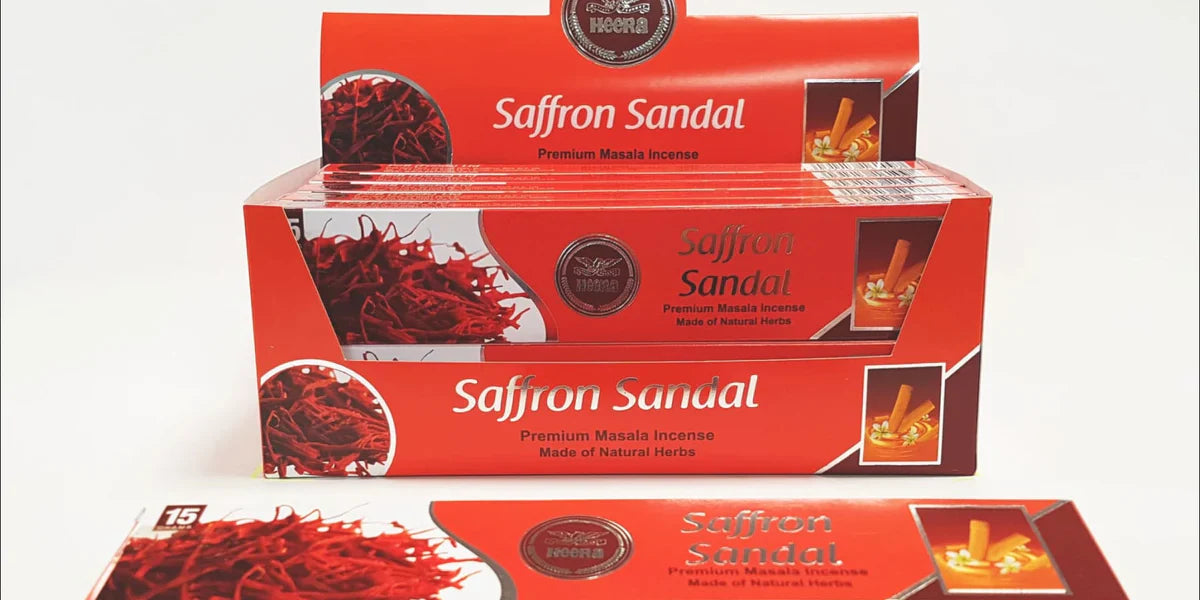 Heera Saffron Sandal Incense Sticks