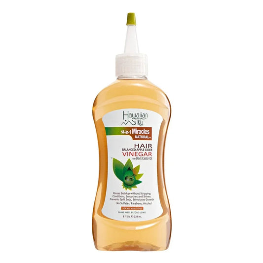 HAWAIIAN SILKY 14 In 1 Miracles Natural Hair Balanced Apple Cider Vinegar 8oz