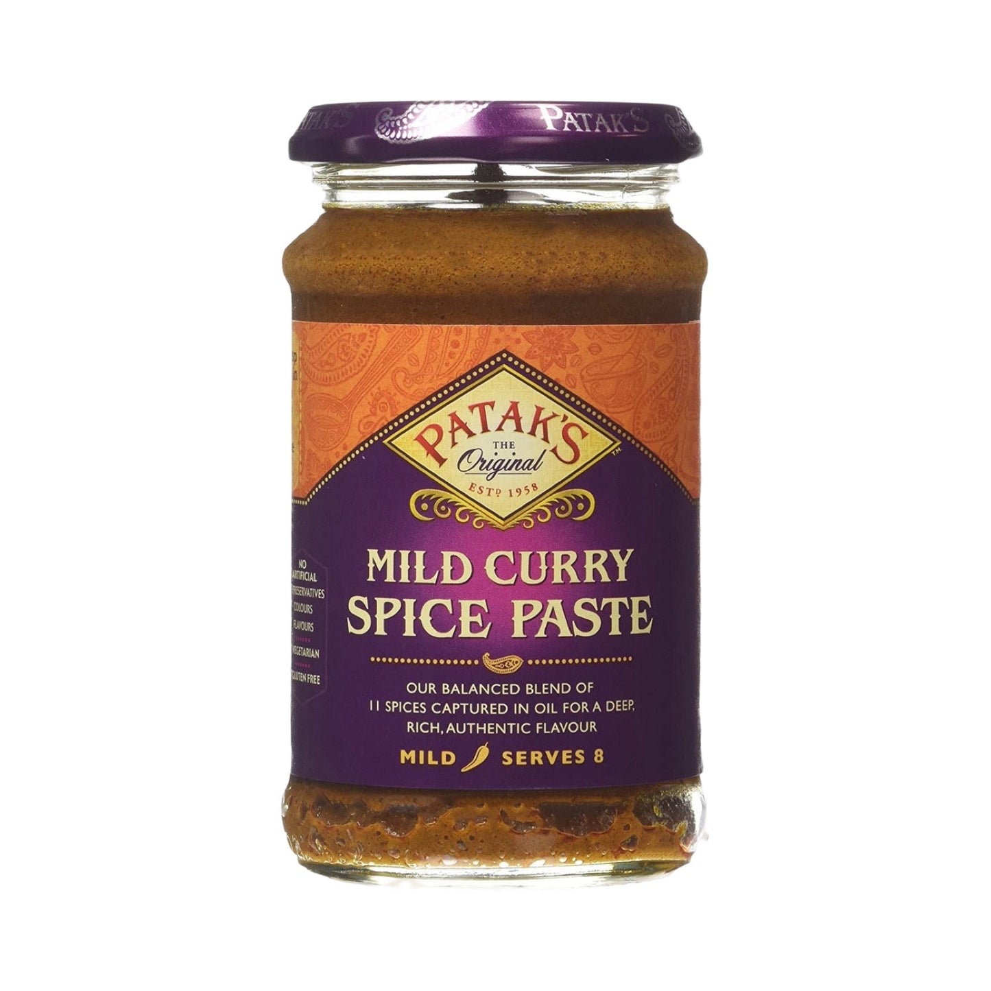 Pataks Mild Curry Spice Paste 283G
