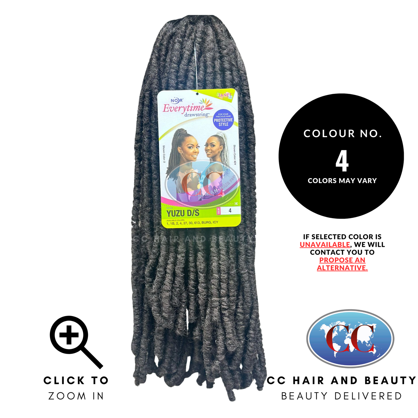 Janet Yuzu D/S Drawstring Ponytail-Colour 4