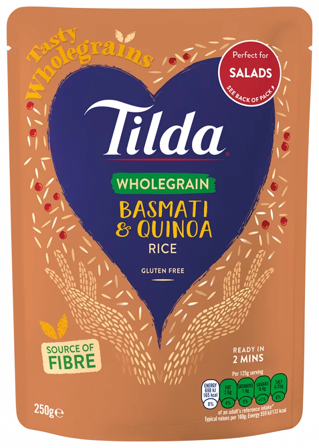 Tilda Wholegrain Basmati & Quinoa Rice 250g