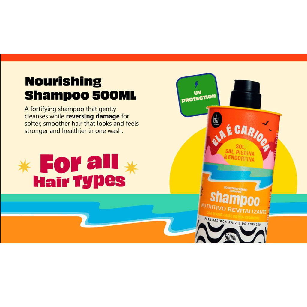 Lola From Rio - Ela E Carioca Lola From Rio Ela E Carioca Nourishing Repair Shampoo 16.91oz | CC Hair & Beauty Leeds