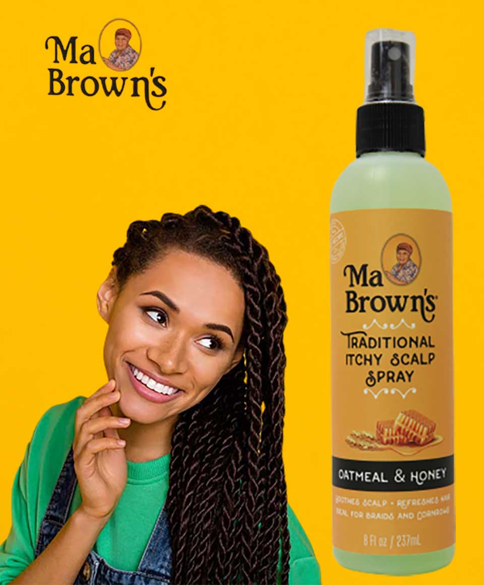 Ma Browns Traditional Itchy Scalp Spray With Oatmeal And Honey - 8oz - view 2
