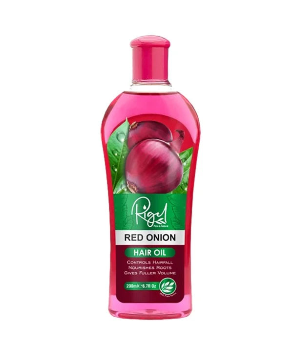 Rigel Pure And Natural Red Onion Hair Oil 200ml | Shop at CC Hair & Beauty UK