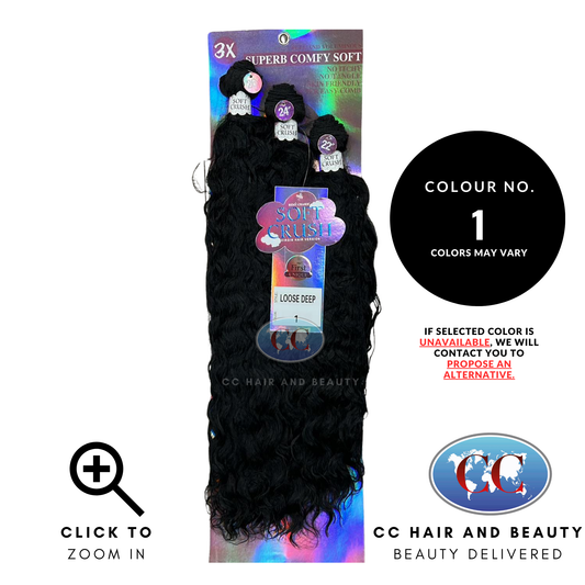 Remy Chaser Soft Crush Loose Deep 3X 22" 24" 26"-Colour 1