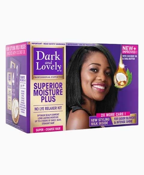 Dark & Lovely Dark And Lovely Moisture Plus No-Lye Relaxer Kit Regular | CC Hair & Beauty Leeds