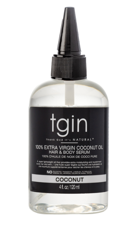 Tgin 100% Extra Virgin Coconut Oil Hair And Body Serum - 4 Oz | Shop at CC Hair & Beauty UK
