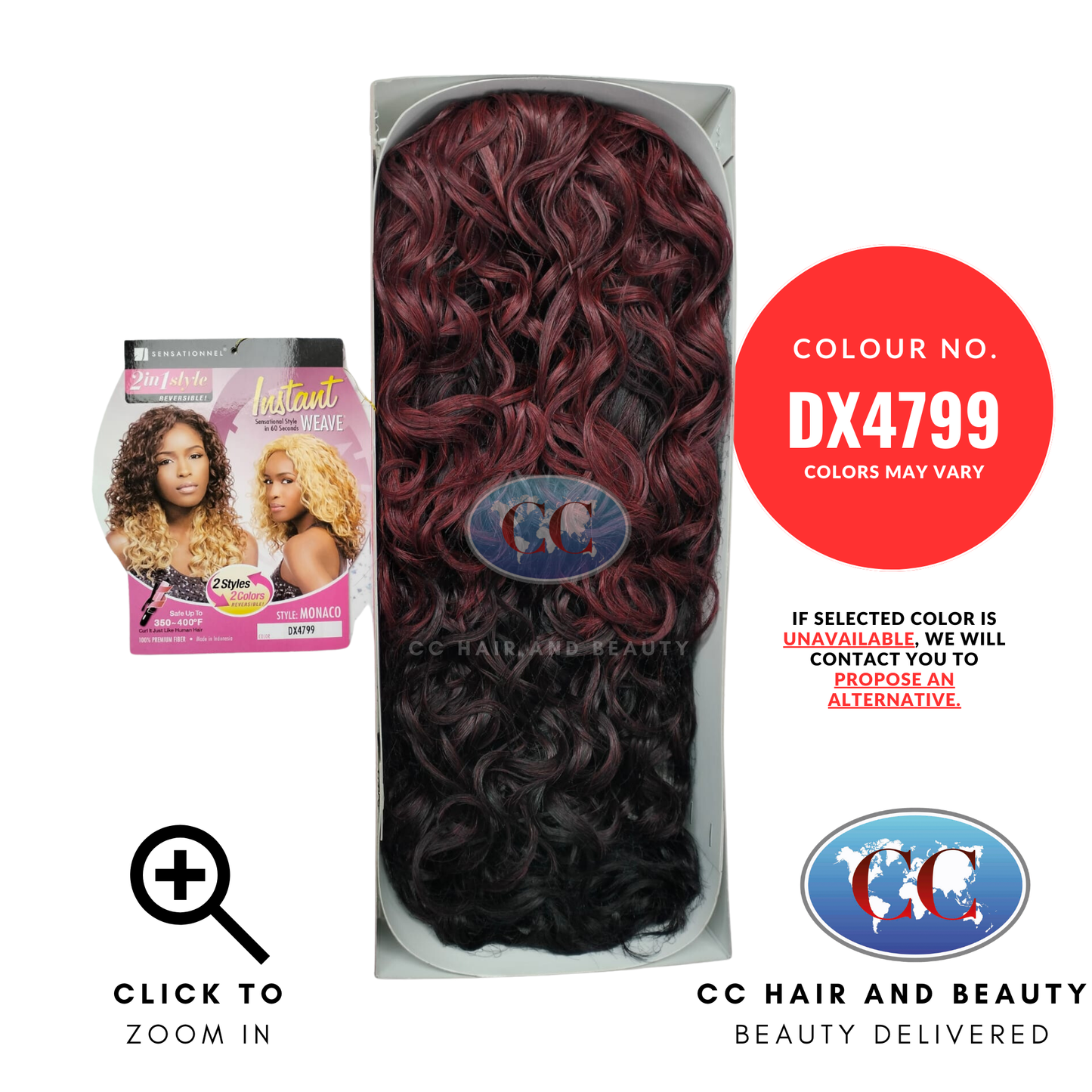 Sesationnel Instant Weave Synthetic Hair - Monaco - view 6