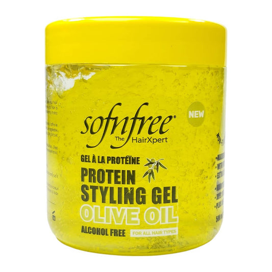Sofnfree Protein Styling Gel Olive Oil 500ml | Shop at CC Hair & Beauty UK