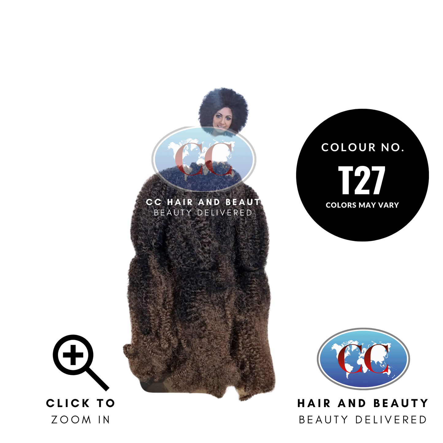 Aftress Afro Kinky Bulk 24"-Colour T27