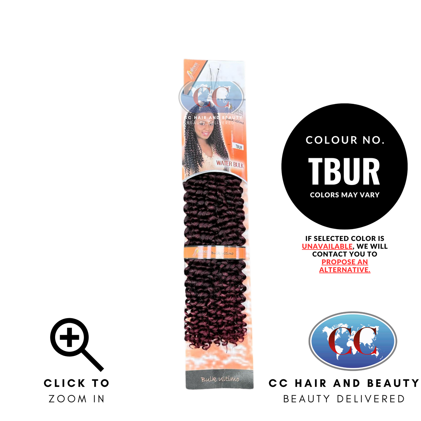 Aftress Synthetic Hair - Water Bulk-colour TBUR