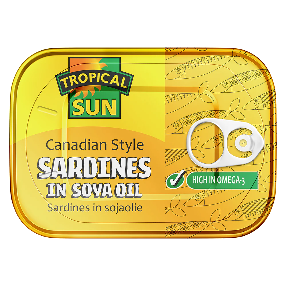 Tropical Sun Canadian-Style Sardines in Soya Oil 106g
