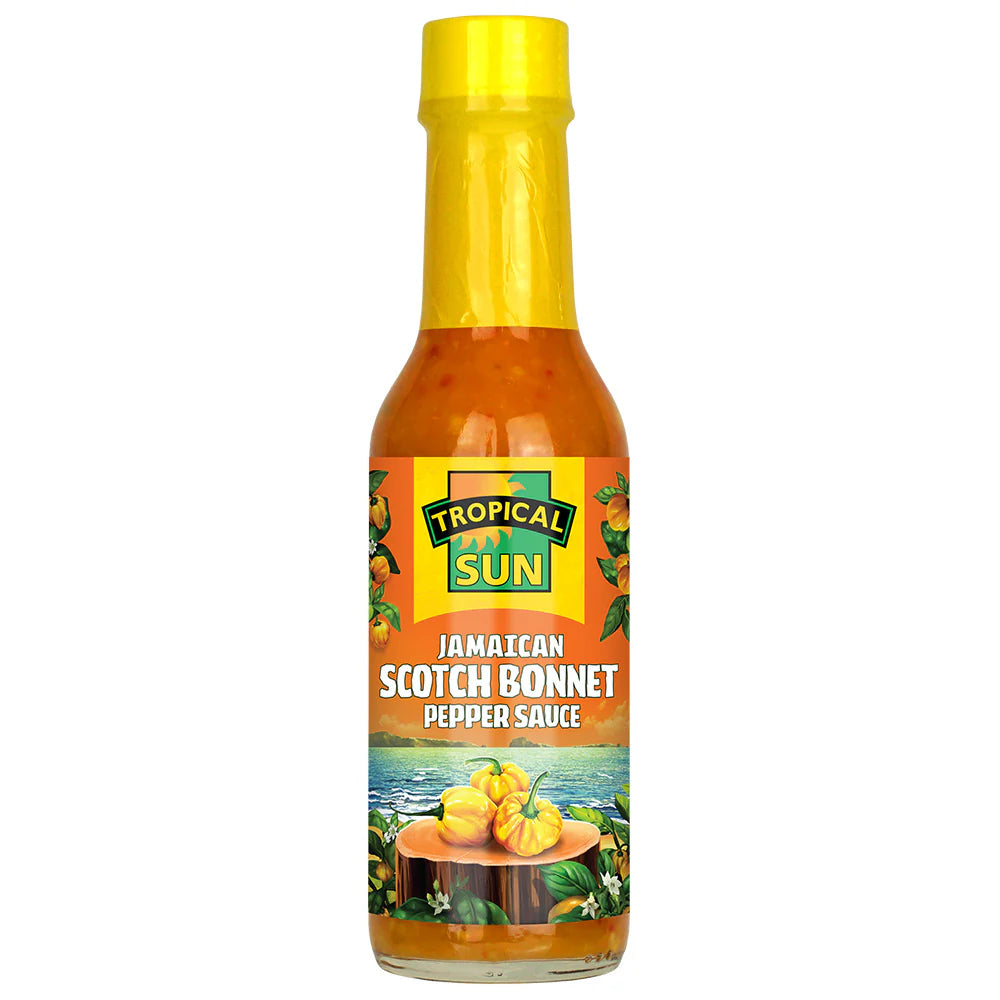 Tropical Sun Jamaican Scotch Bonnet Hot Pepper Sauce 85g