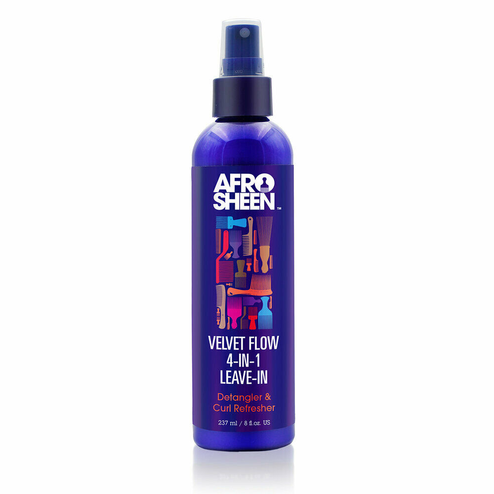 Afro Sheen Velvet Flow 4-in-1 Leave-in Spray - 8oz