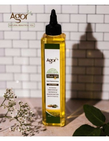 Agor Organic Cold Pressed Hair Oil 250 ml - product detail | CC Hair & Beauty