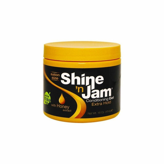 Ampro Shine 'N Jam Conditioning Gel Extra Hold - available online | CC Hair & Beauty UK