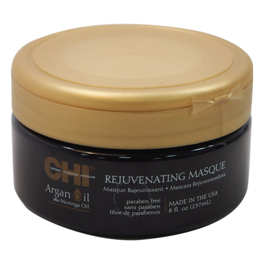 CHI Argan Oil Rejuvenating Masque With Moringa Oil Blend 8oz | Shop at CC Hair & Beauty UK