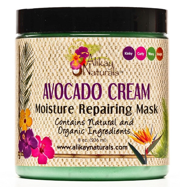 Alikay Naturals Avocado Cream Moisture Repairing Hair Mask - 8 Oz | Shop at CC Hair & Beauty UK