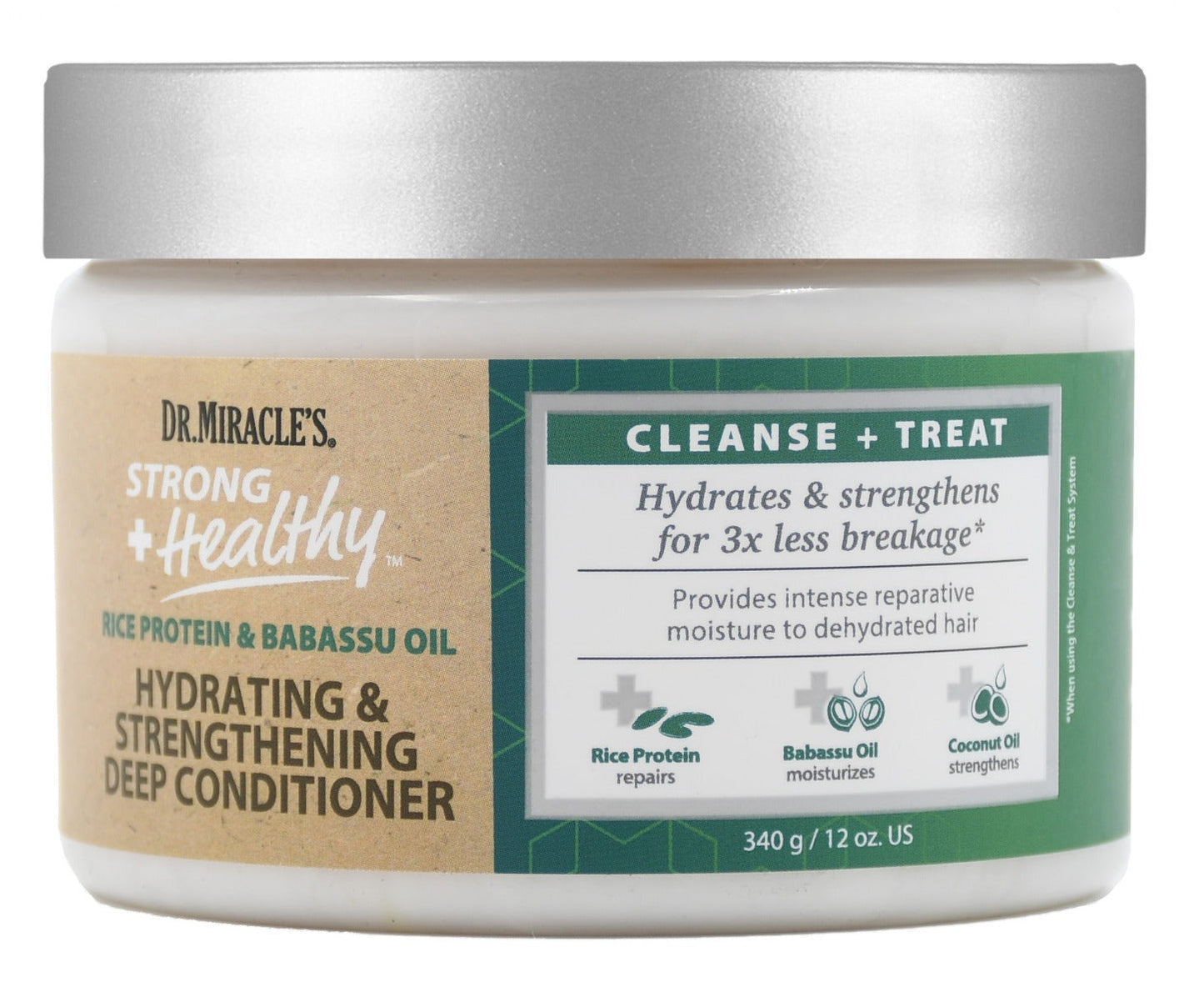 Dr. s Strong And Healthy Hydrating And Strengthening Deep Conditioner - 340G | Shop at CC Hair & Beauty UK