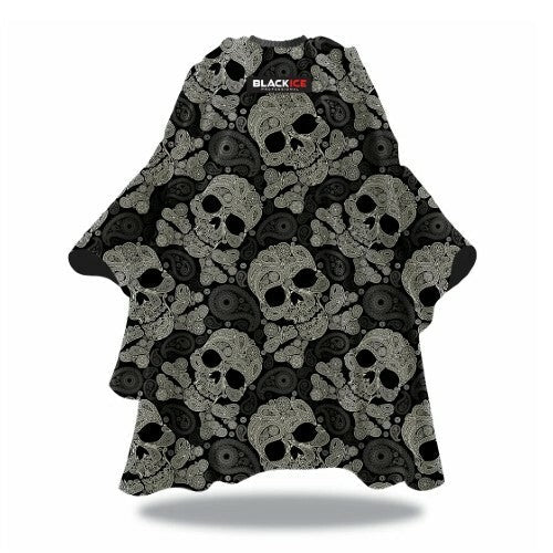 Black Ice Professional Barber Cape – Paisley Skull BVE009PAI | Shop at CC Hair & Beauty UK