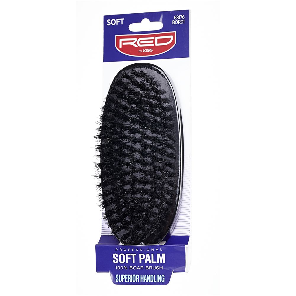 Red By Kiss Professional 100% Boar Soft Palm Brush | Shop at CC Hair & Beauty UK