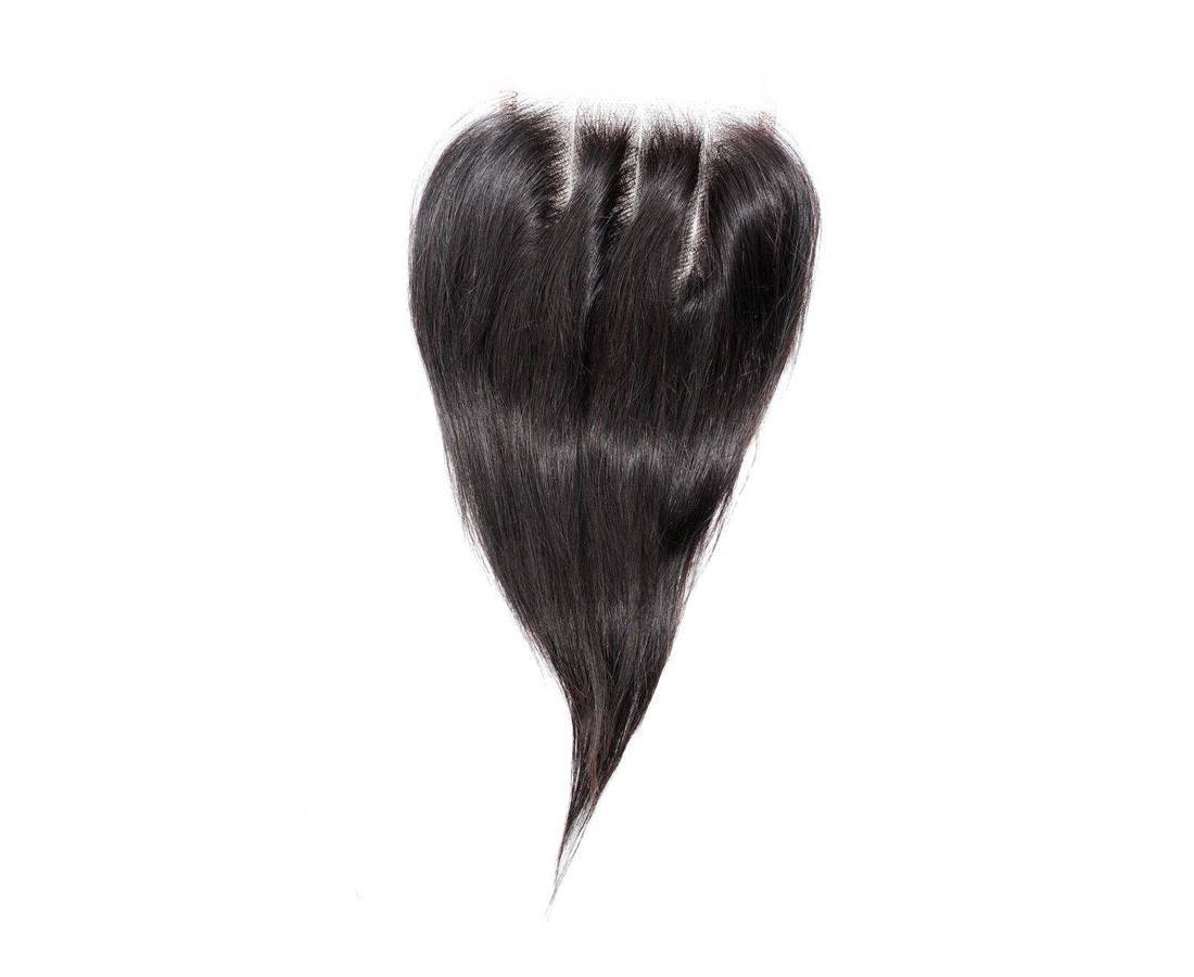 Dressmaker Swiss Closure Lace Frontal 13x4 Free Part Weave Hair (Straight) Natural Color