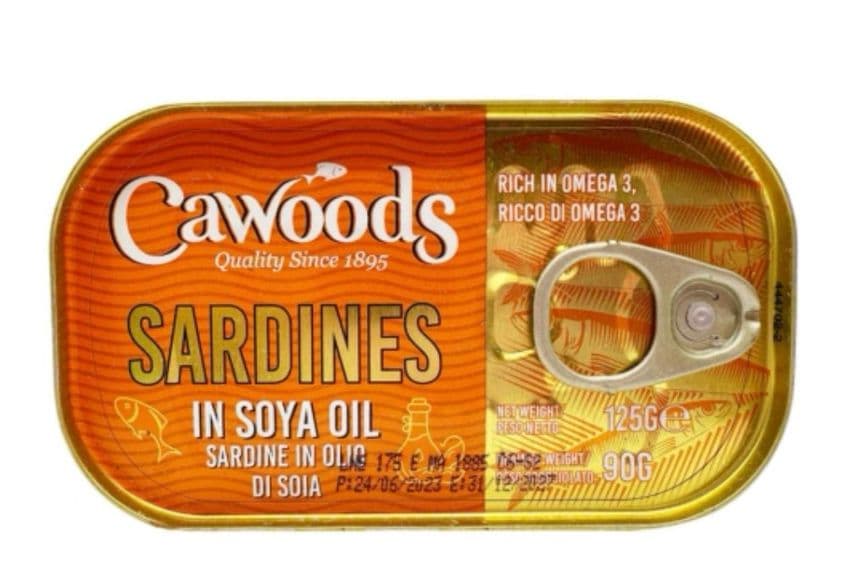 Cawoods Sardines in Soya Oil 125g