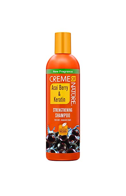 Creme Of Nature Acai Berry & Keratin Strengthening Shampoo - 12 Fl. Oz | Shop at CC Hair & Beauty UK
