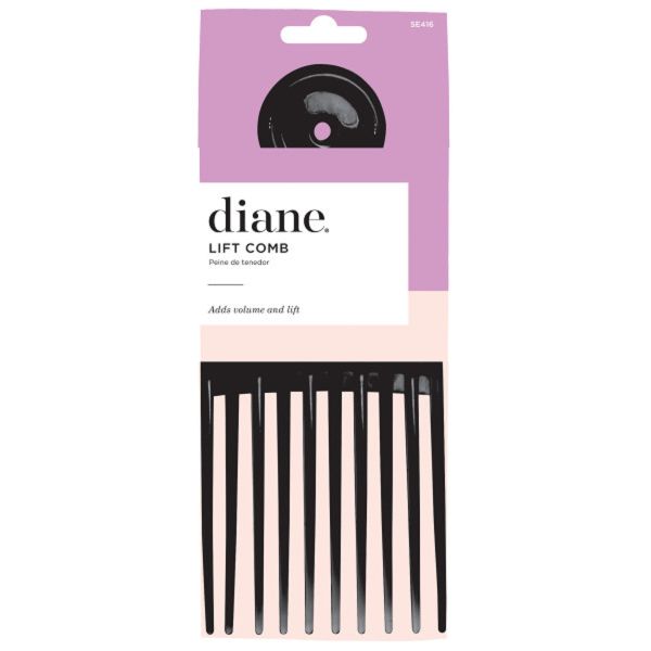 Diane Lift Comb - Black #SE416 - product detail | CC Hair & Beauty