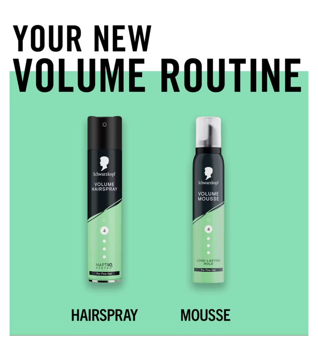 Schwarzkopf Styling Volume Mousse 200ml - available online | CC Hair & Beauty UK