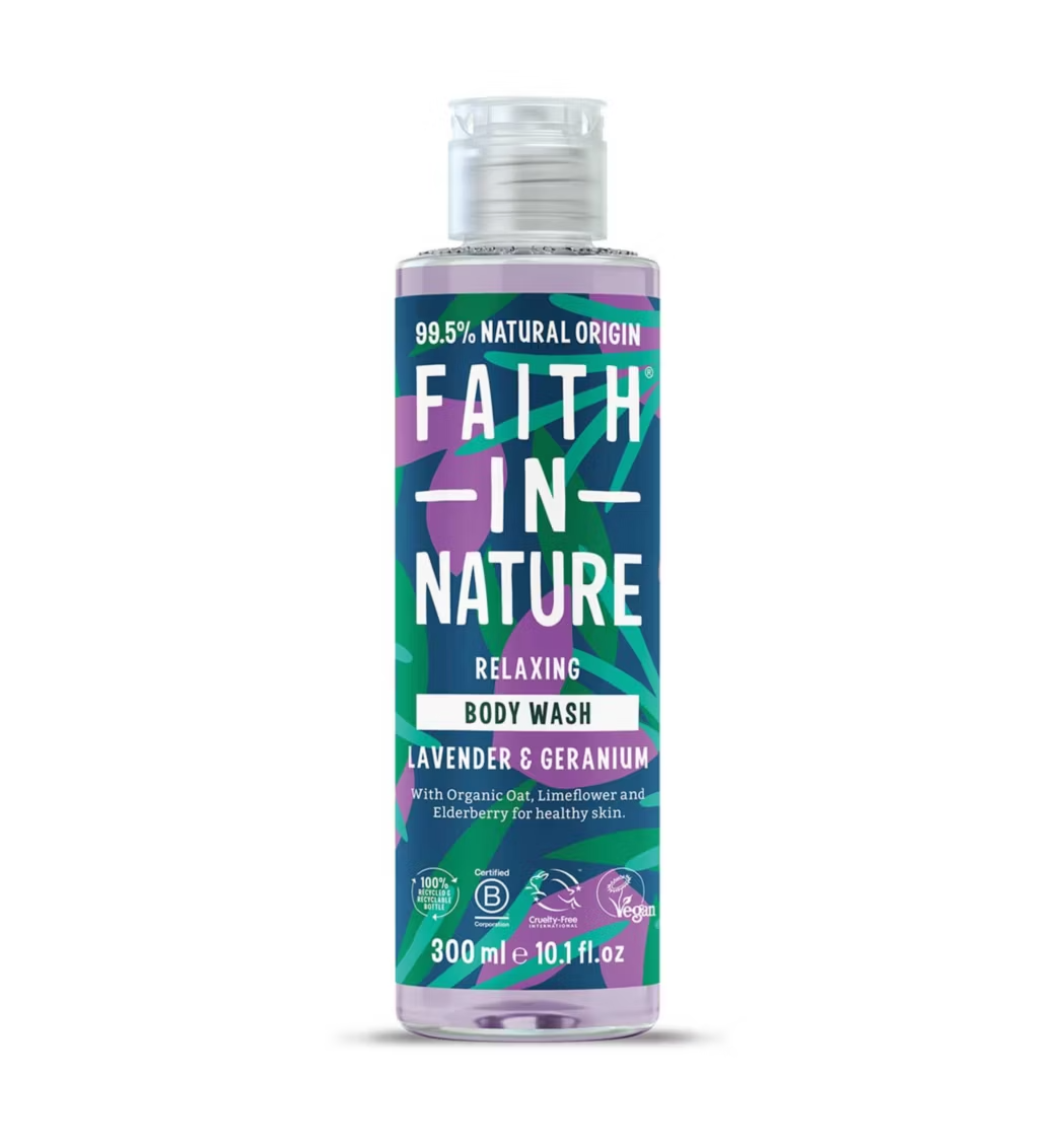Faith in Nature Body Wash Lavender & Geranium 300ml | Shop at CC Hair & Beauty UK