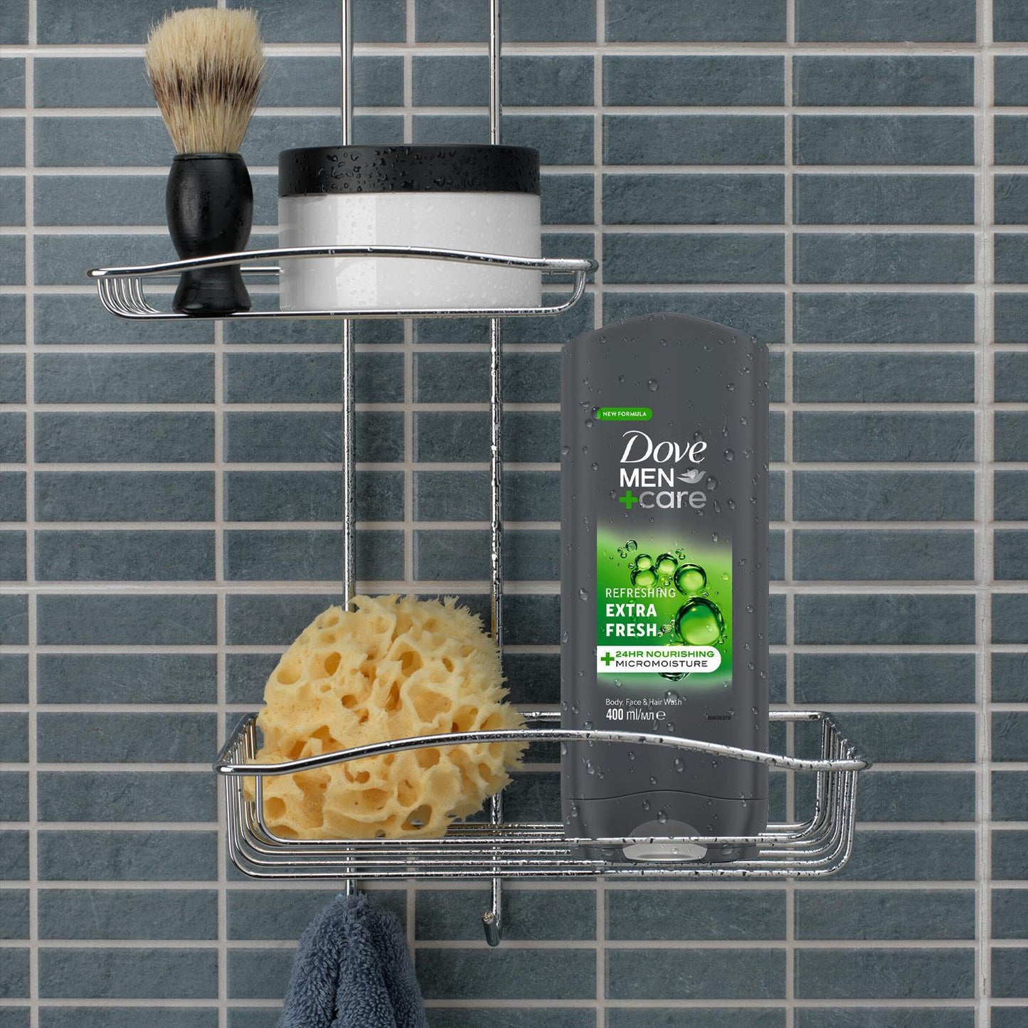 Dove Men+Care Body & Face Wash, Micro Moisture Shower Gel 250ml - available online | CC Hair & Beauty UK