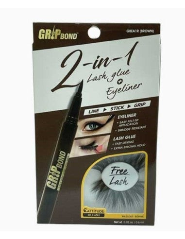 EBIN New York Ebin New York 2 in 1 Lash Glue and Eyeliner 0.06ml - Keep | CC Hair & Beauty Leeds