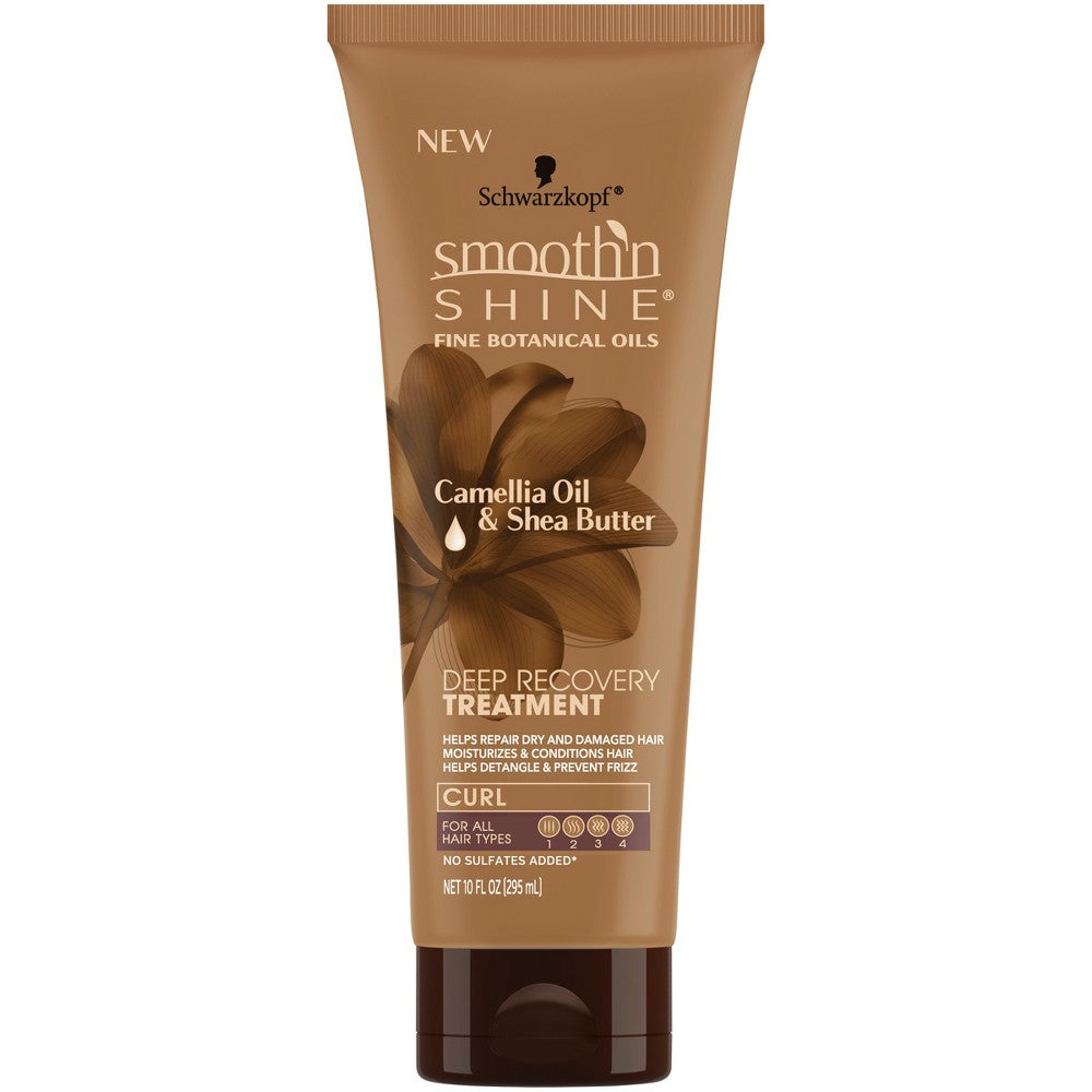 Schwarzkopf Smooth N Shine - Camellia Oil & Shea Butter Deep Recovery Treatment 10Oz | Shop at CC Hair & Beauty UK