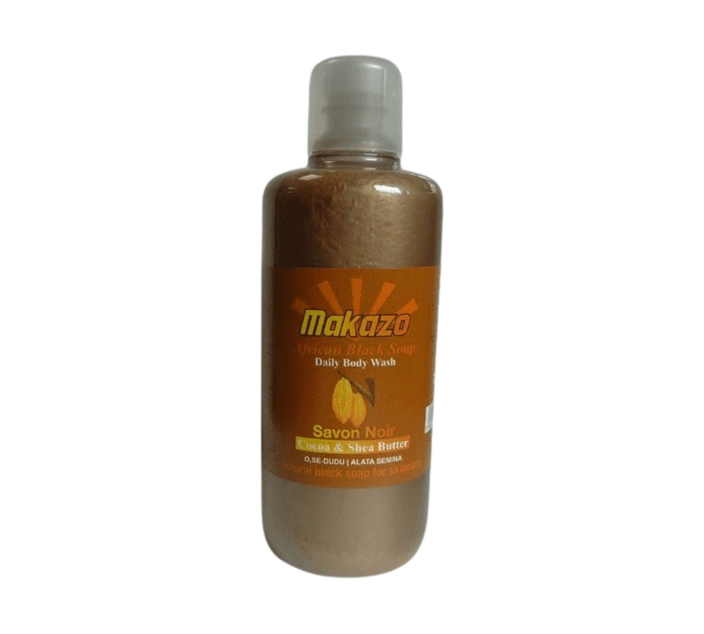Makazo African Black Soap Cocoa And Shea Butter Daily Body Wash - 977Ml | Shop at CC Hair & Beauty UK