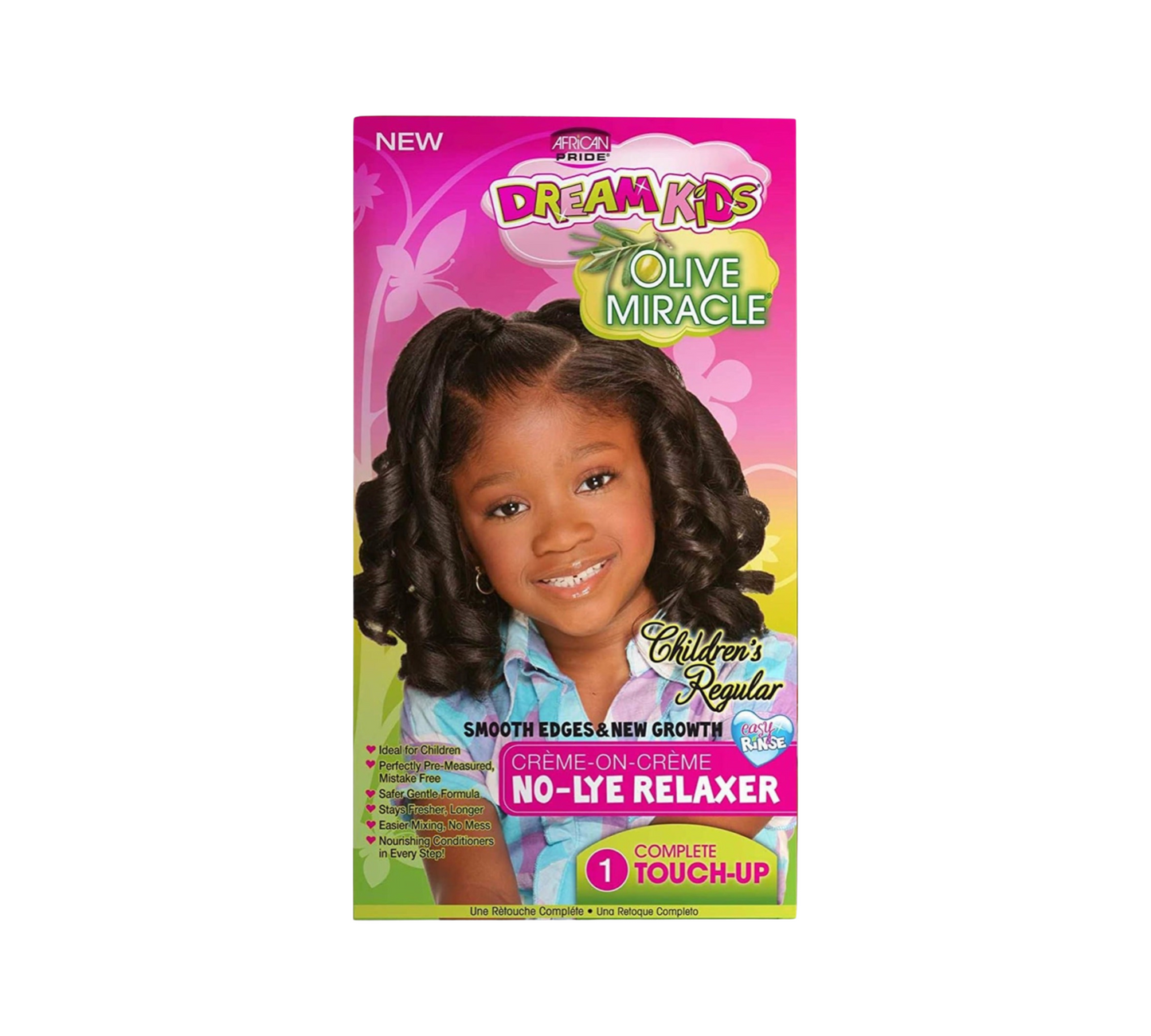 African Pride Dream Kids Olive No-Lye Creme Relaxer Regular (1 Touch-Up) - product detail | CC Hair & Beauty