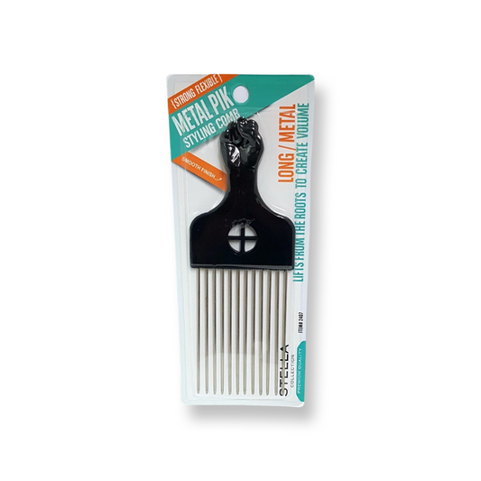 Stella Collection Metal Pik Long Styling Comb #2407 | Shop at CC Hair & Beauty UK