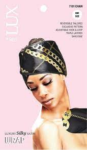 Satin Mesh Hair Wrap By LUX - product detail | CC Hair & Beauty