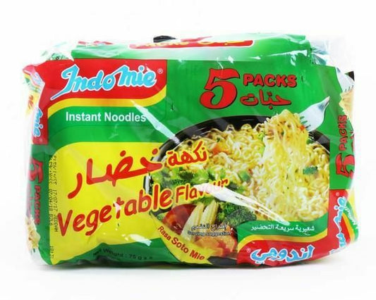 Indomie Vegetable Flavour Instant Nooodles (5 Pack)