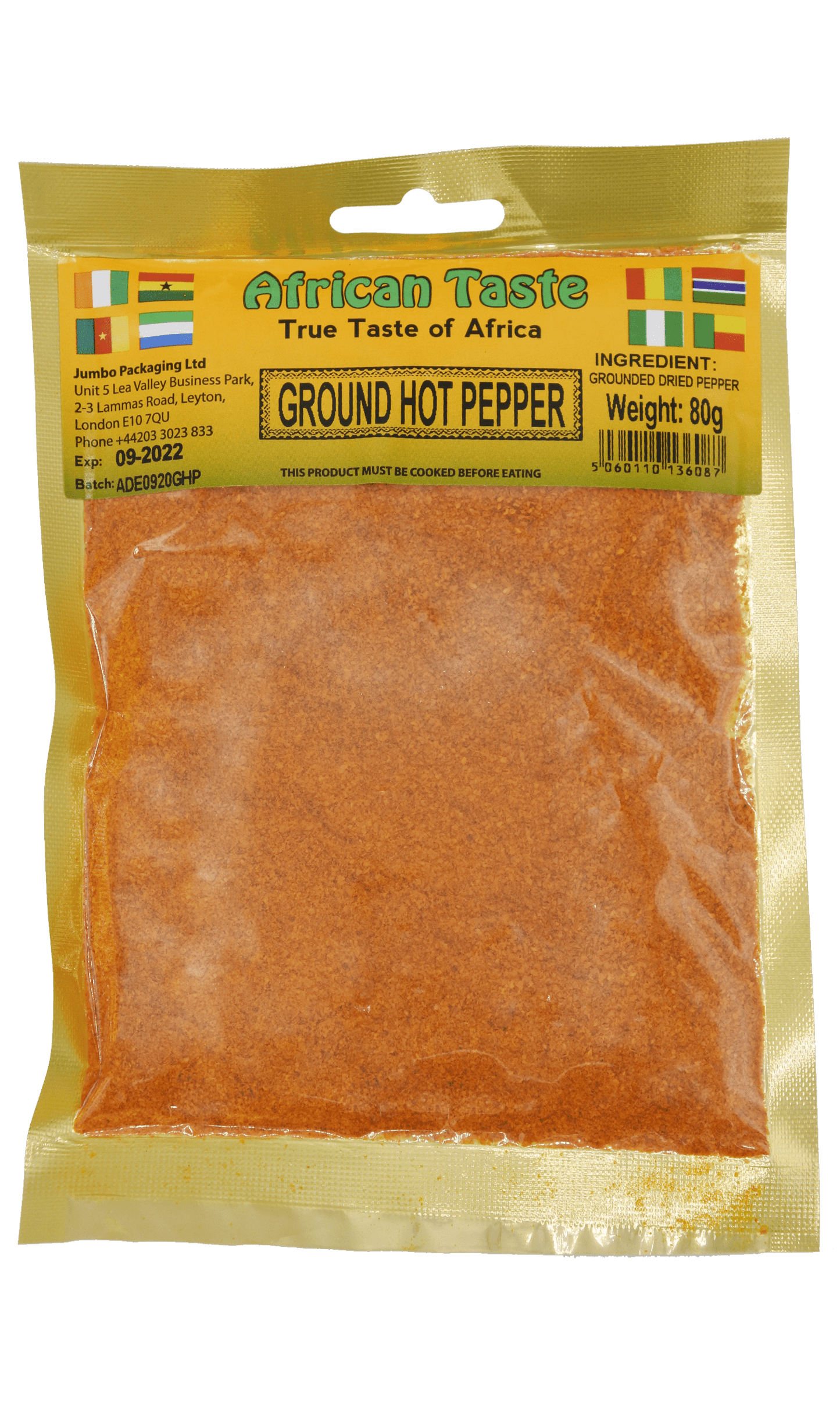 Ghana Taste Hot Pepper Powder 100g