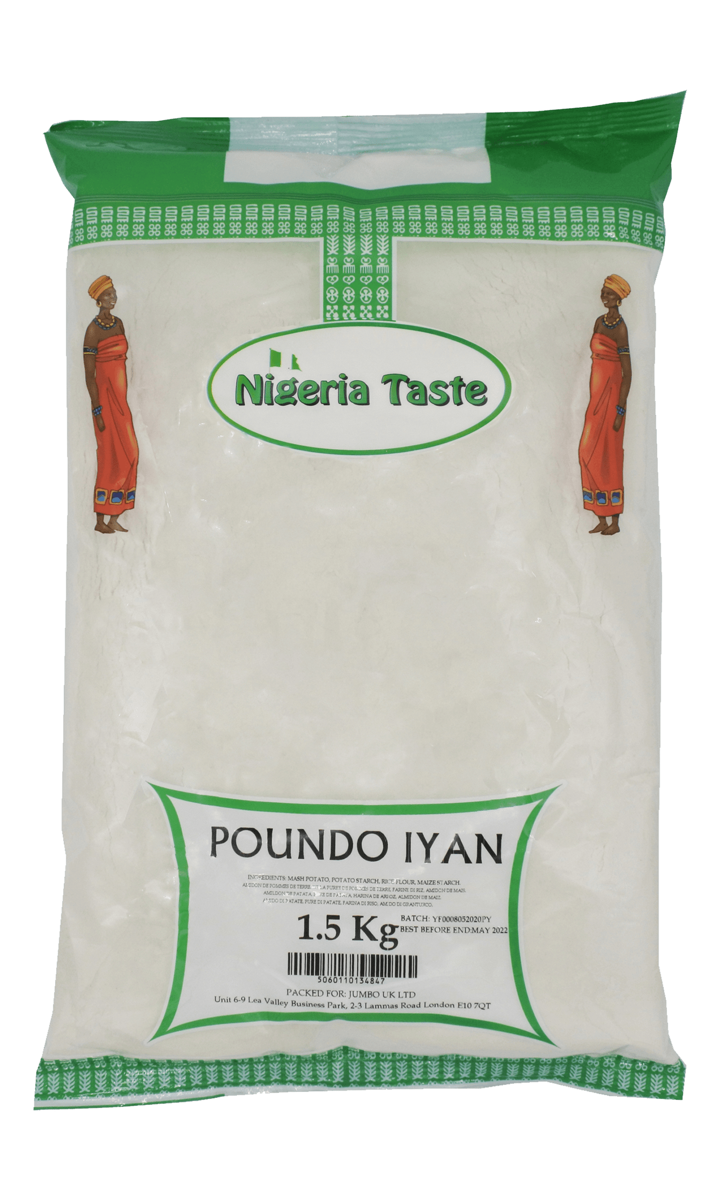 Nigeria Taste Poundo Iyan 1.5kg