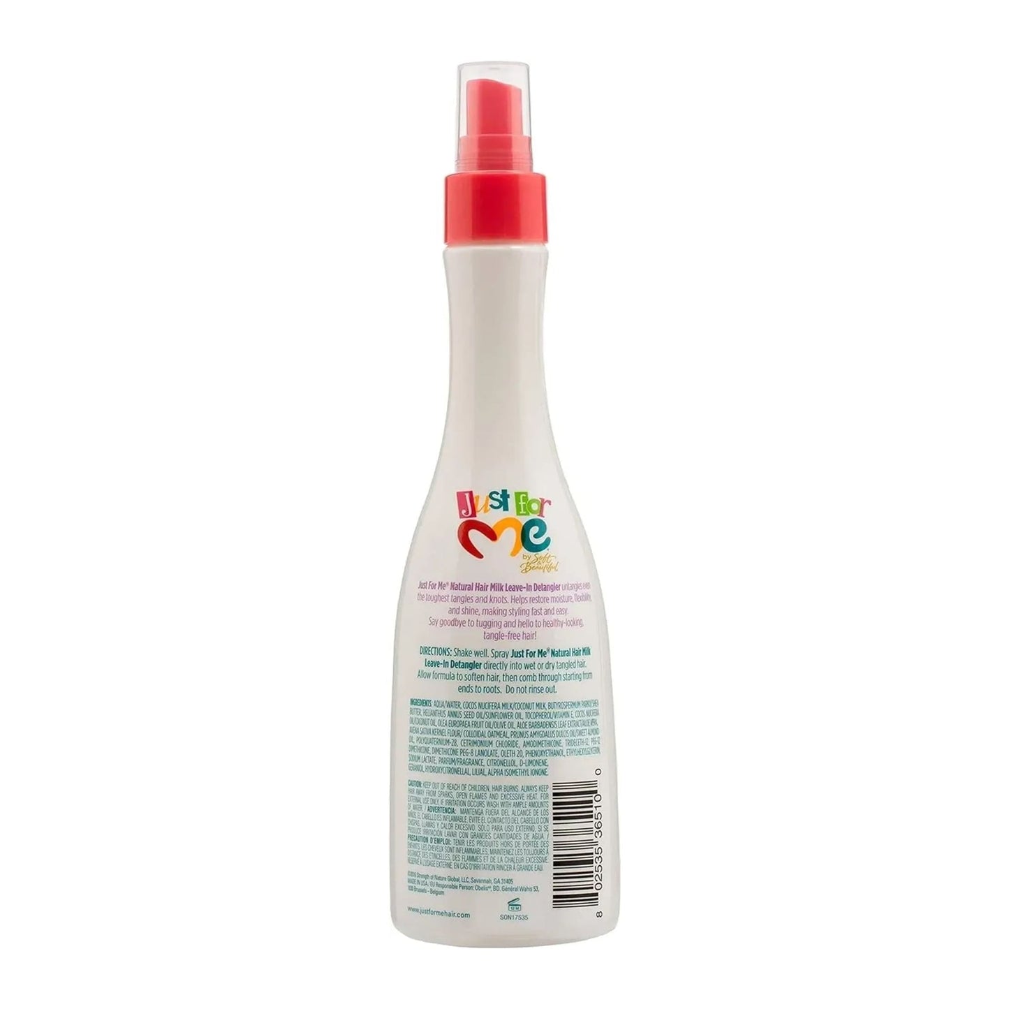 Just For Me Natural Hair Milk Leave-In Detangler 10oz spray bottle for kids' hair