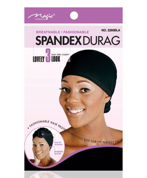 Magic Spandex Durag #2260Bla | Shop at CC Hair & Beauty UK