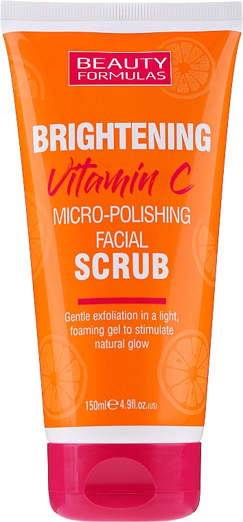 Beauty Formulas - Brightening Vitamin C Facial Scrub 150Ml | Shop at CC Hair & Beauty UK