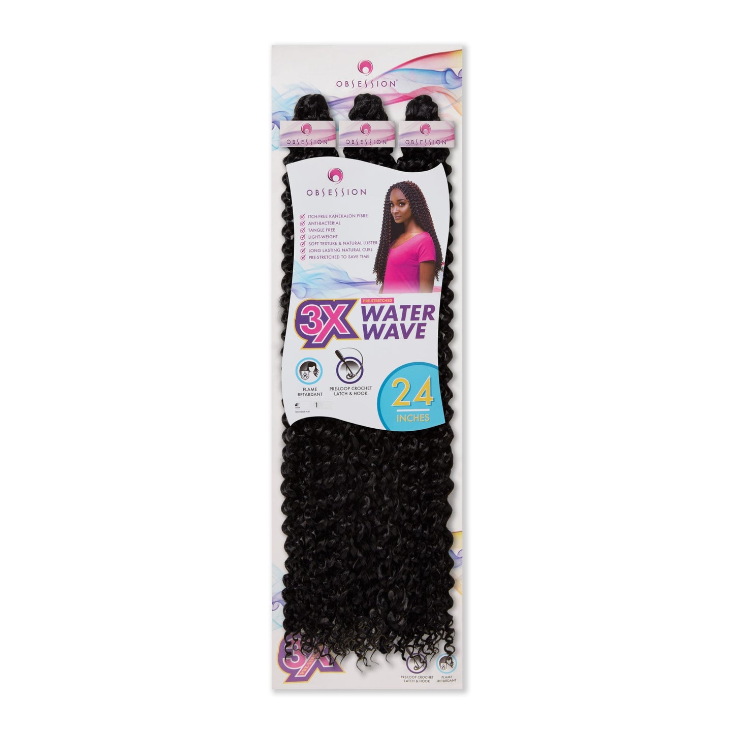 Obsession 3X Water Wave Crochet & Braiding Hair - view 2
