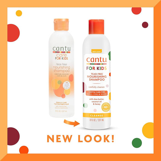 Cantu Care for Kids Tear-free Nourishing Shampoo 8oz - product detail | CC Hair & Beauty